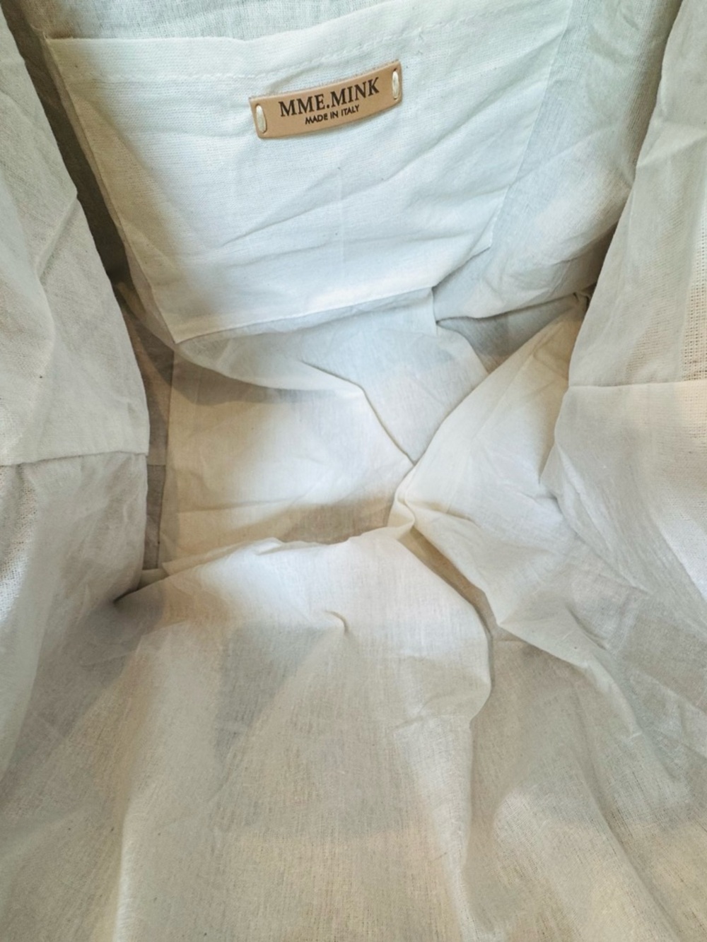 Mme Mink Astrud Tote Woven Straw Shoulder Bag with Bamboo Handle - Natural - Picture 7 of 11